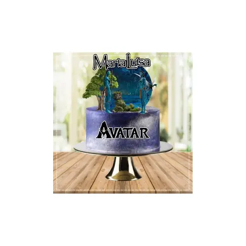 Topo de bolo 02 - Avatar  a