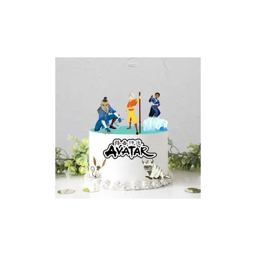 Topo de bolo 01 - Avatar a lenda de Aang a