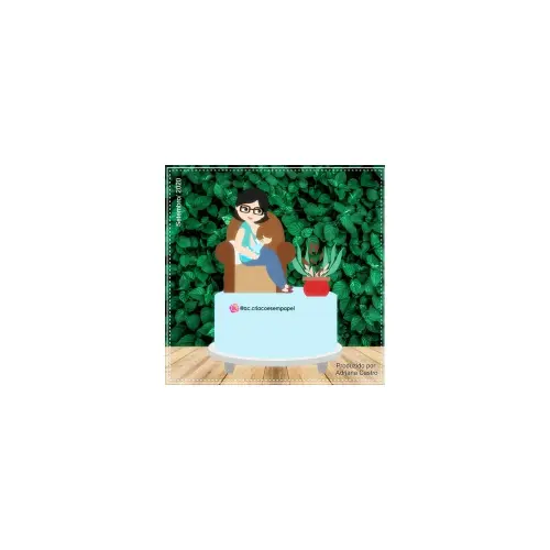 Topo de bolo 03 - Amamentação a