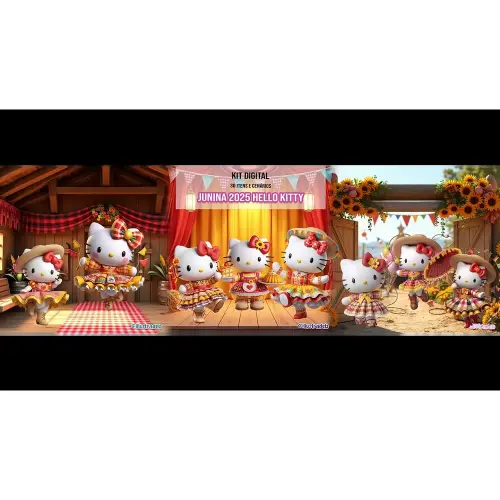 13 - Junina 2025 Hello Kitty