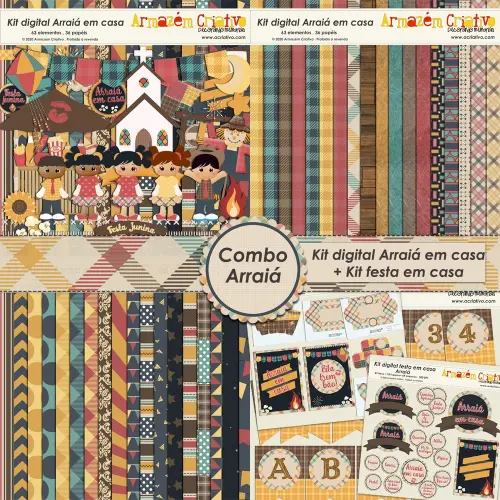 Combo Arraiá em Casa