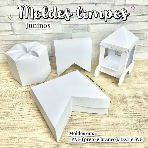 Kit Moldes Juninos