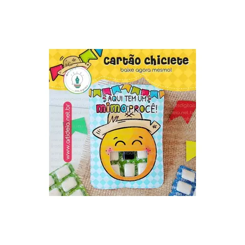 Cartão Chiclete (Junino - São João)