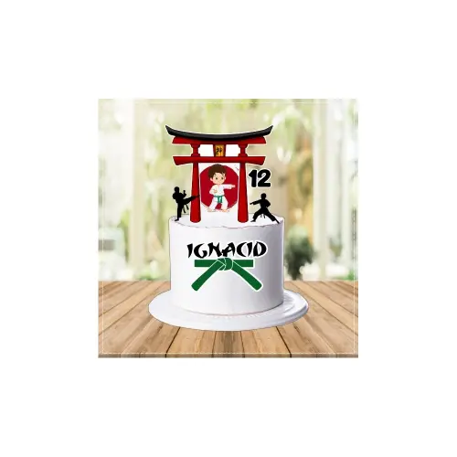 Topo de Bolo Karatê 05