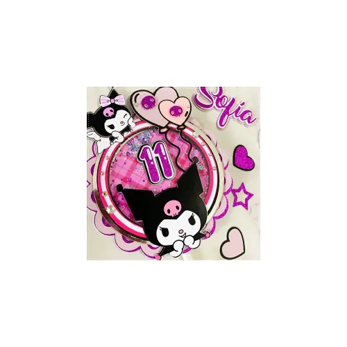Topo de Bolo Kuromi 04