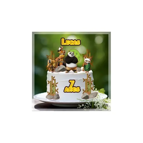 Topo de Bolo Kung Fu Panda 01