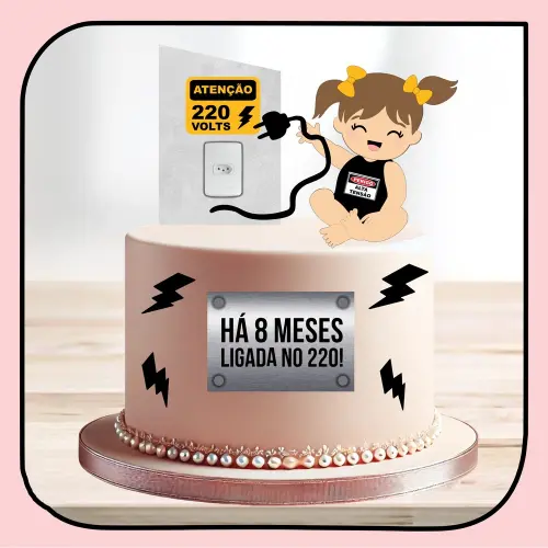Topo de Bolo Eletricista 10