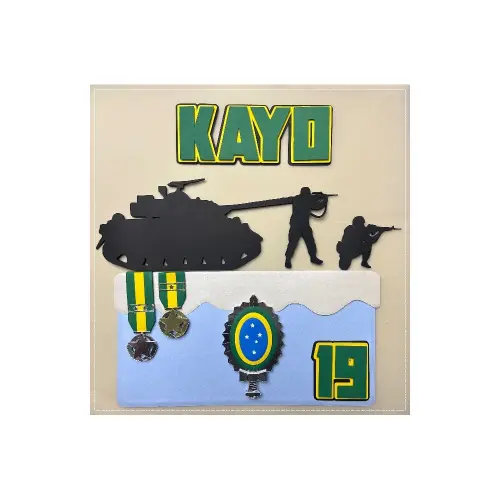 Topo de Bolo Exército 05