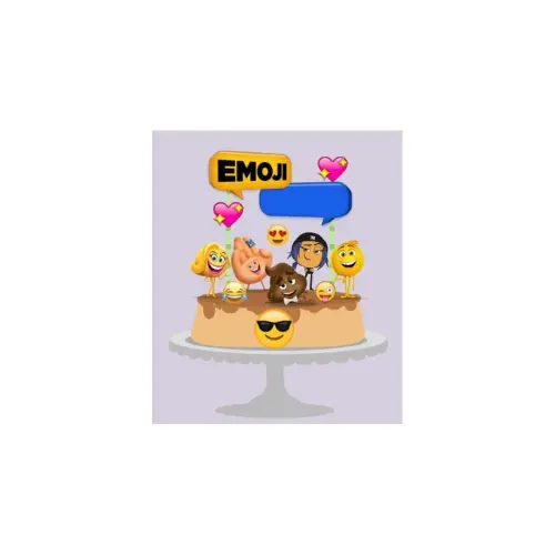 Topo de Bolo Emoji 01