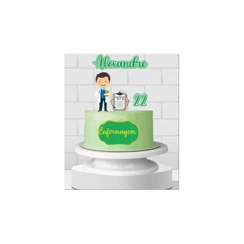 Topo de Bolo Enfermagem - Medicina 43