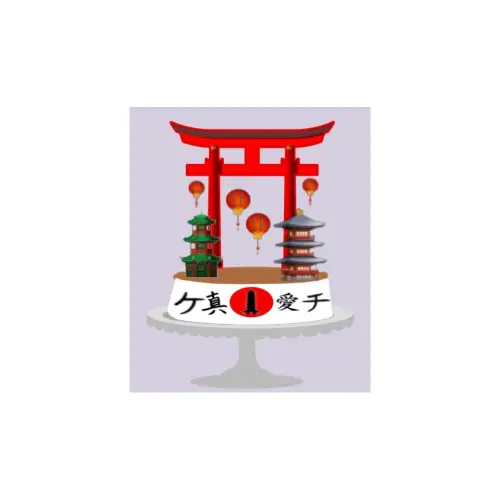 Topo de Bolo Japão 01