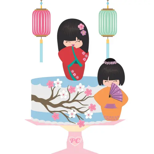 Topo de Bolo Japão 05