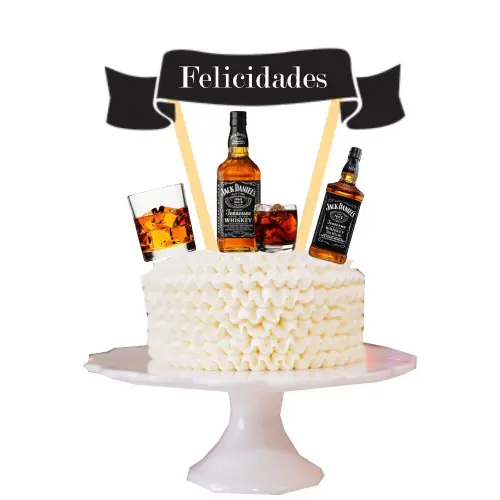 Topo de Bolo Jack Daniels 01