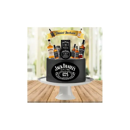 Topo de Bolo Jack Daniels 04