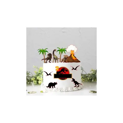 Topo de Bolo Jurassic Park 02