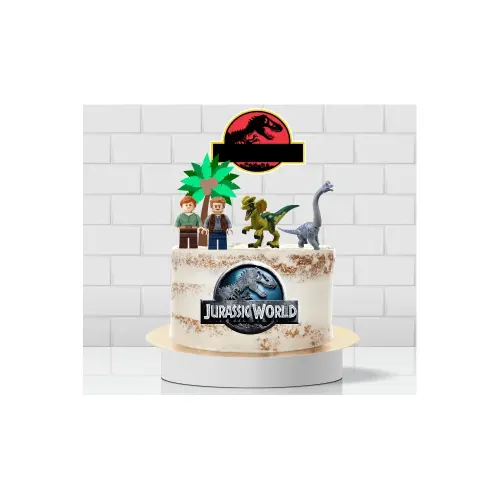 Topo de Bolo Jurassic Park 11