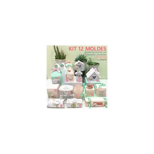 Arquivo de Corte Jardim 48 Kits Digitais para Imprimir
