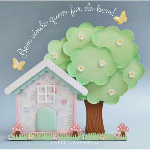 Topo de Bolo Jardim 18 Kits Digitais para Imprimir