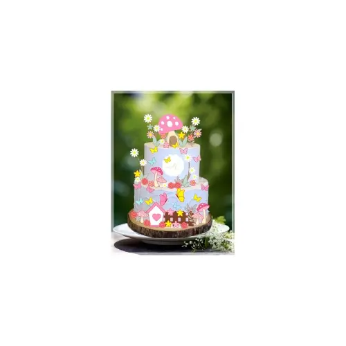 Topo de Bolo Jardim 61 Kits Digitais para Imprimir