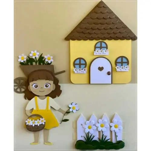 Topo de Bolo Jardim 94 Kits Digitais para Imprimir