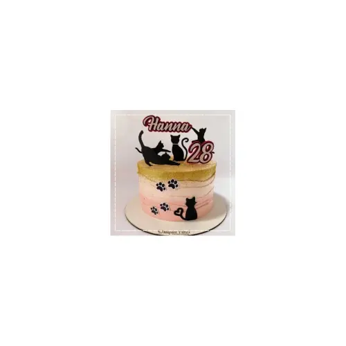 Topo de Bolo Gatinho(a) 21 para imprimir