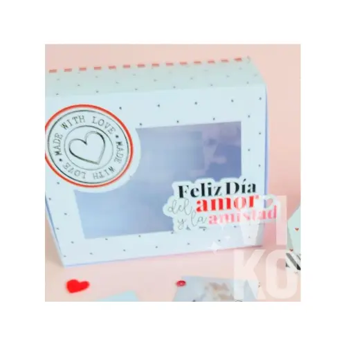 Arquivo de corte Caixa de doces amor 11X13X5CMS