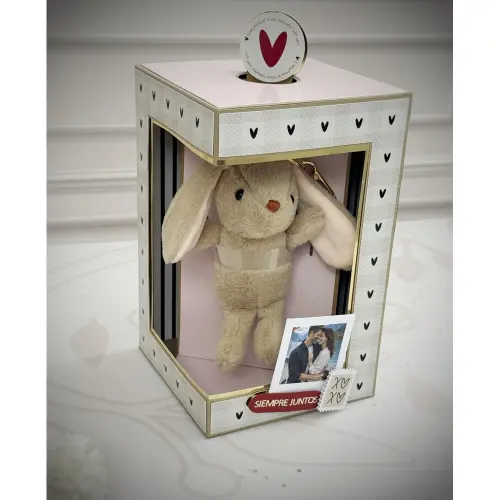 Arquivo de corte Caixa giratoria presentes amor