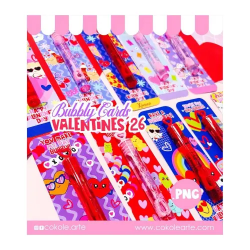 Arquivo de corte Cards para canetas amor