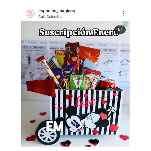 Arquivo de corte CARRITO PARA DULCES Mickey Vintage