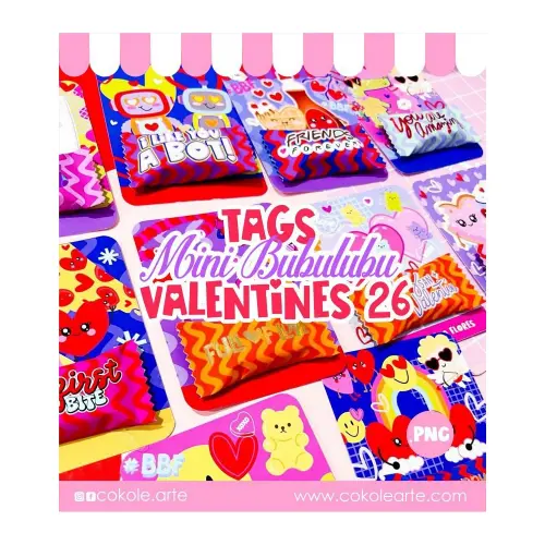 Arquivo de corte Mini Bubulubu Valentines´26