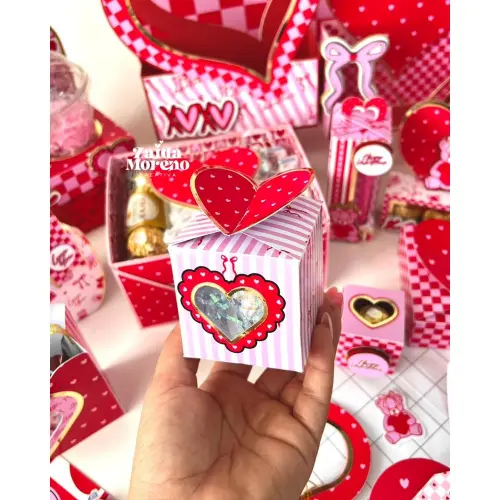 Arquivo de corte MINI CAJITA CIERRE CORAZON