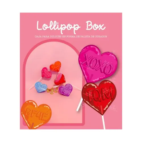 Arquivo de corte paleta corazon