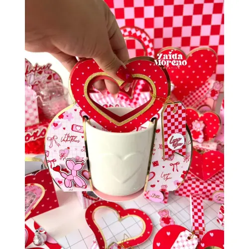 Arquivo de corte PORTA TAZA CORAZON