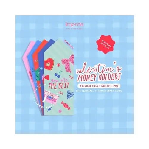 Arquivo de corte Valentines Money Holders