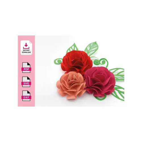Flower_31_With_Foliage_Abelha_de_Papel