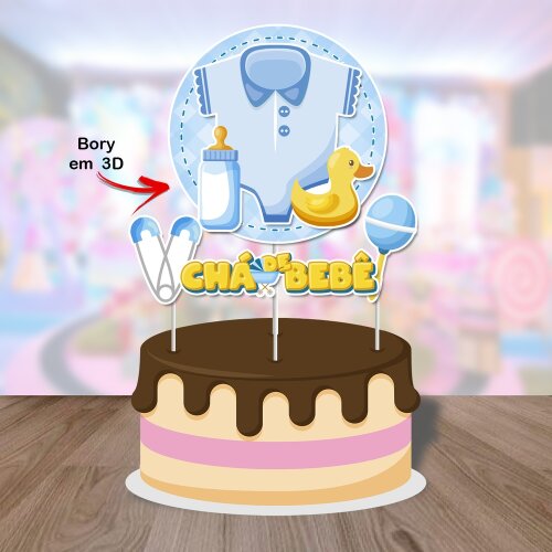 01 - Chá de Bebê (azul) a