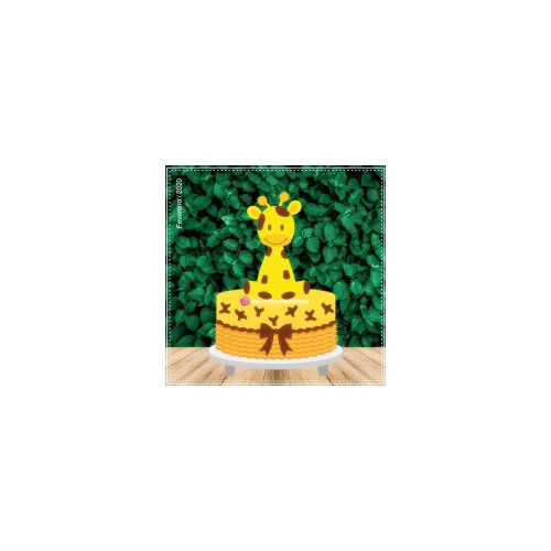 Topo de Bolo Girafinha 03 para imprimir