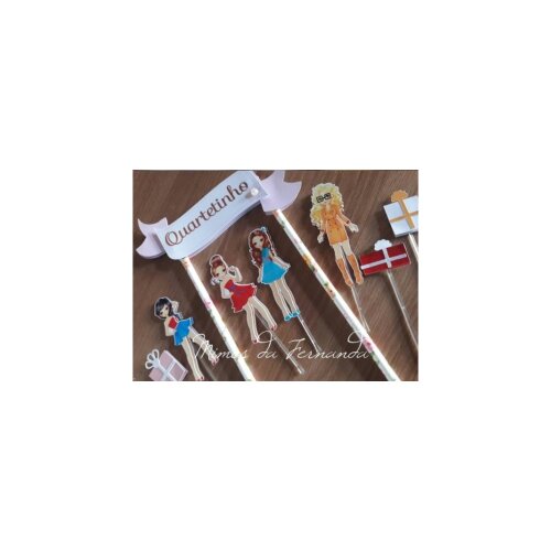 Topo de bolo 02 - Amigas a