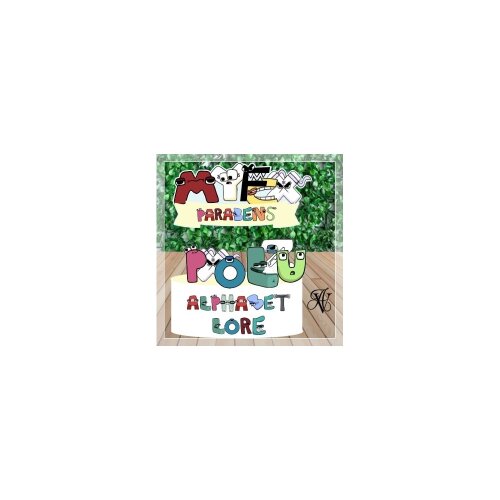 Topo de bolo 06 - Alfabeto a