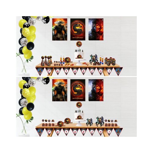 Kit Festa Mortal Kombat 02 Arquivo digital