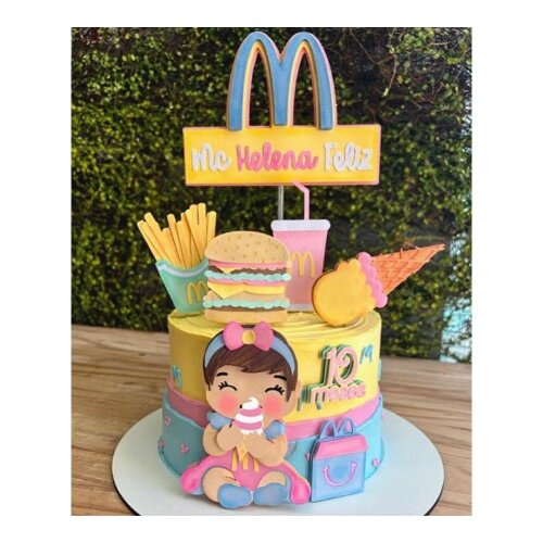 Topo de Bolo MC Donalds 08