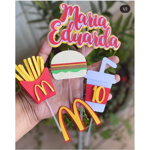 Topo de Bolo MC Donalds 12