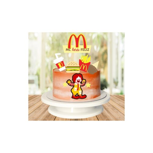 Topo de Bolo MC Donalds 17