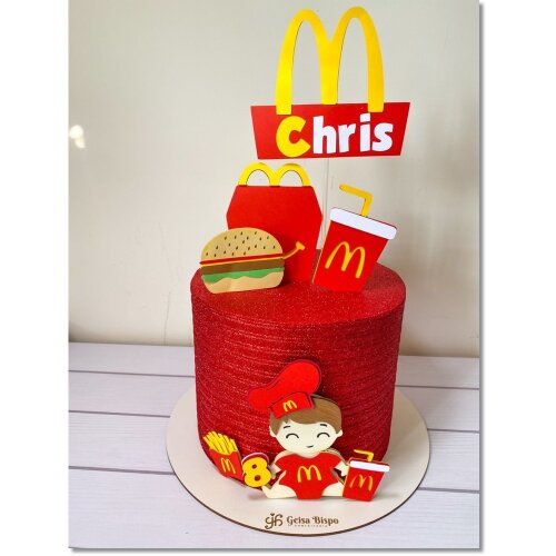 Topo de Bolo MC Donalds 18
