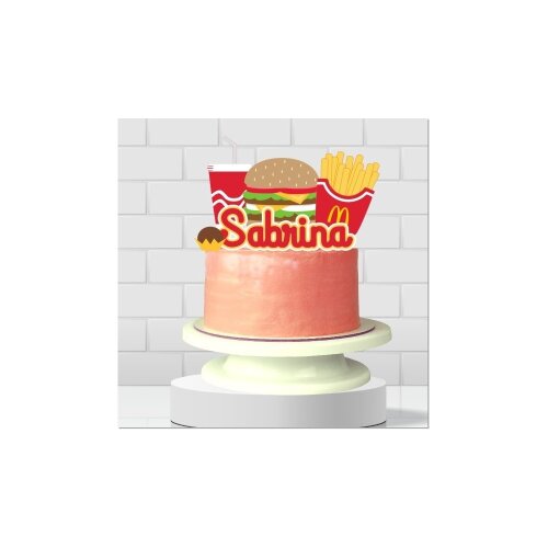 Topo de Bolo MC Donalds 19