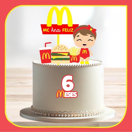 Topo de Bolo MC Donalds 20