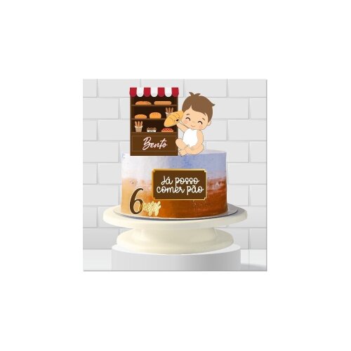 Topo de Bolo Mesversário 17 Arquivo digital