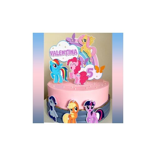Topo de Bolo My Little Pony 01 Arquivo digital