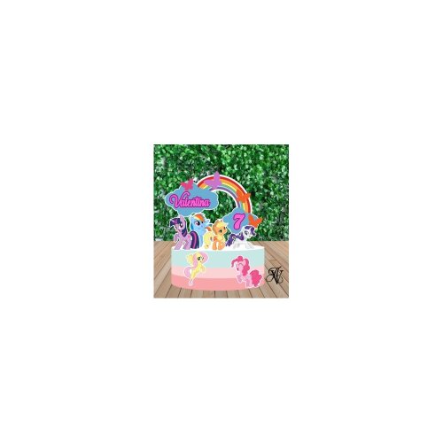 Topo de Bolo My Little Pony 04 Arquivo digital