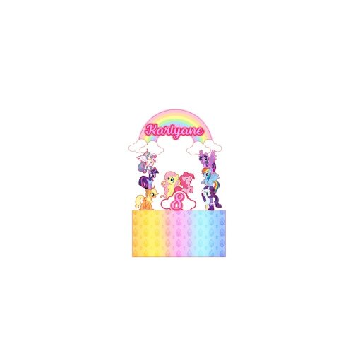 Topo de Bolo My Little Pony 08 Arquivo digital